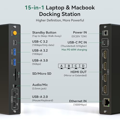 Docking Station USB C profesional para crear el estudio multipantalla perfecto en casa 2