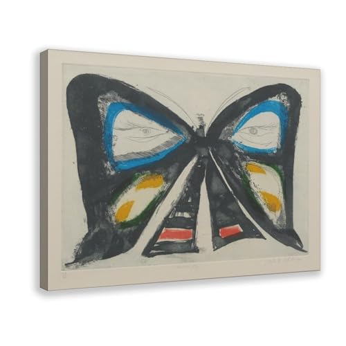 Toile style conte de fées australien moderniste WCYB Papillon Charles Blackman figurative