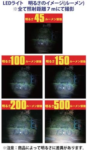 LED Flashlight Solitaire Red J3A032