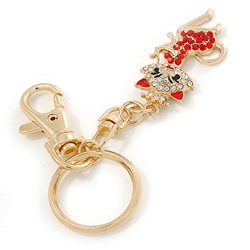 Llavero de cristal de gata para regalar en ocasiones especiales 6