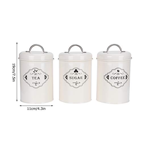 Recipiente de chá, recipiente selado para alimentos, 3 unidades/conjunto de acessórios de cozinha pa
