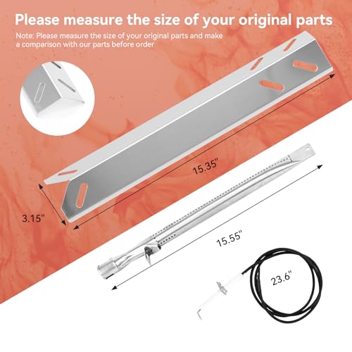 Gcostar Grill Replacement Parts For Cuisinart Gas9556As, Gas2456As,Gas2556As,Gas1456Aso,Gas1456Bso,Gas9456As, Cuisinart 2556, Heat Tent Grill Burner For Cuisinart 5 Burner Gas Grill Gas9556As Gas2556As thumb #1
