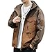 Zadaos Herren-Jacke, locker, lässig, übergroß, Outdoor-Cargo-Jacke, braun, XL en las günstig Kaufen-Zadaos Herren-Jacke, locker, lässig, übergroß, Outdoor-Cargo-Jacke, braun, XL