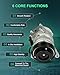 SCITOO AC Compressor fit for Chrysler for Grand Voyager 3.3L 2000, Air Conditioning Compressor fit for Dodge for Caravan 3.3L 1996-2000, for Plymouth for Voyager 3.3L 1996-1999 CO 23003C 4677144AB