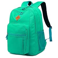 abshoo Classical Basic Womens Travel Backpack For College Men Water Resistant Bookbag (Teal)