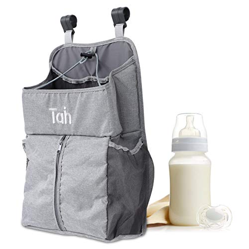 Toddmomy Organizador de fraldas para bebês, organizador de berçário, bolsa para pendurar trocador de