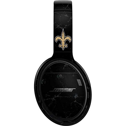 Skinit Decal Audio Skin Compatible with Bose QuietComfort 35 Headphones - Officially Licensed NFL New Orleans Saints Distressed Design