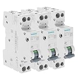 siemens disjoncteur avis Nombre de pôles : 1P+N LOT 3 disjoncteurs modulaire 230V, 4,5kA, 1+N POLES, COURBE C, 10A