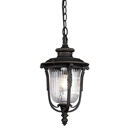 Outdoor IP44 - Outdoor IP44-1 Bulb Wall Light - Sconce/Lantern - Rubbed Bronze - LED E27 150W Bulb - Outside - External - Exterior