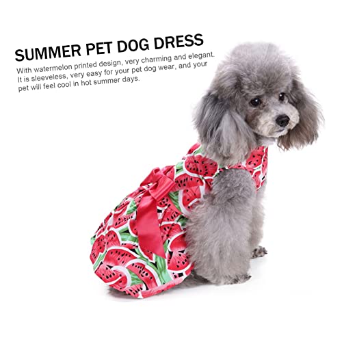 WOONEKY Vestido De Cachorro Roupas De Verão Para Gatos Camisas De Cachorro De Algodão Vestidos Extra