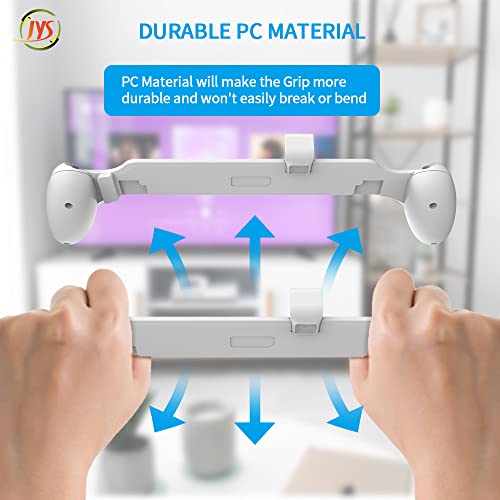 Jddwin Switch Oled/Switch Dockable Hand Grip,Comfort Handheld For Switch Oled/Switch With Specially Ergonomic Design Compatible With Nintendo Switch Grip(White) #TOP7
