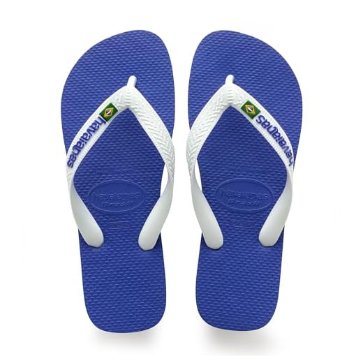 Havaianas Brasil Logo 4110850, Infradito Unisex Adulto, Blu (Marine Blue), 41/42 EU
