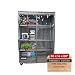 Storage Shelving unit cover, fits racks 30"Wx14"Dx60"H one side see through panel (Cover Only)