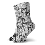 Ahegao Socks Novelty Unisex-Adult d Printed Long Athletic Socks Cartoon Harajuku Streetwear Casual...