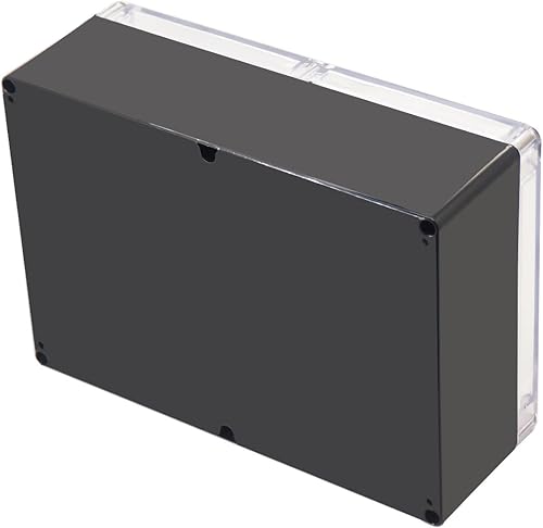 Miniatura 79 de Caja de proyecto ABS de plástico negro cajas eléctricas IP65 impermeable DIY caja de conexiones electrónica caja de alimentación 7.87 x 4.72 x 2.95