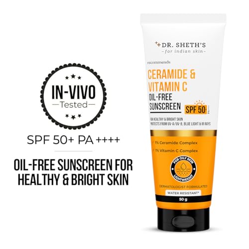 Dr. Sheth's Ceramide & Vitamin C Sunscreen SPF 50+ 50g - Image 3
