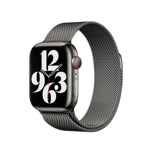 Image of Apple Watch Band - Milanese Loop (41mm) - Graphite - Regular