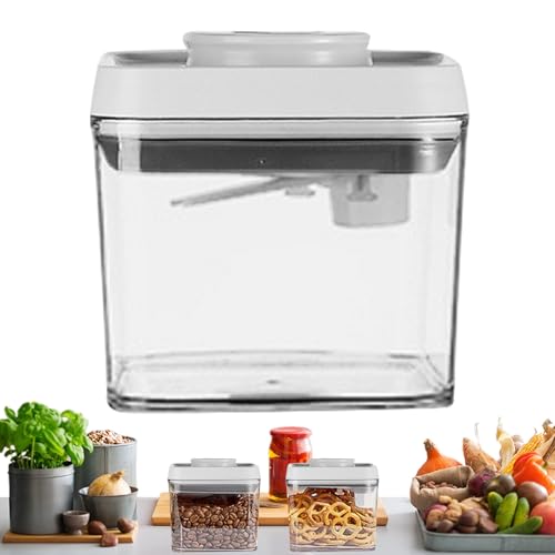 Generico Contenitori Per Cereali Con Coperchi,Contenitori Per Alimenti Impilabili - Antigoccia per Cucina Panificazione Domestica Cereali Snack Dolciumi Tè sfuso Frutta Secca