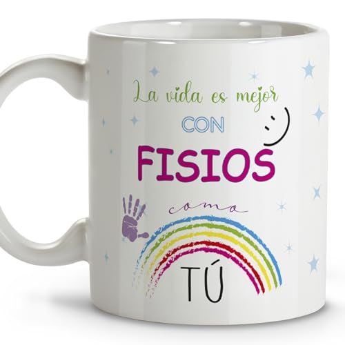 LolaPix Regalos para fisioterapeutas. Tazas originales para regalar. Regalos para fisios. Tazas personalizadas. Taza cerámica 330 ml LolaPix Regalos para fisioterapeutas. Tazas originales para regalar. Regalos para fisios. Tazas personalizadas. Taza cerámica 330 ml