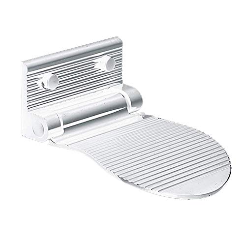 Domeilleur Reposapiés de baño Aluminio Antideslizante Pedal de Descanso para la Ducha