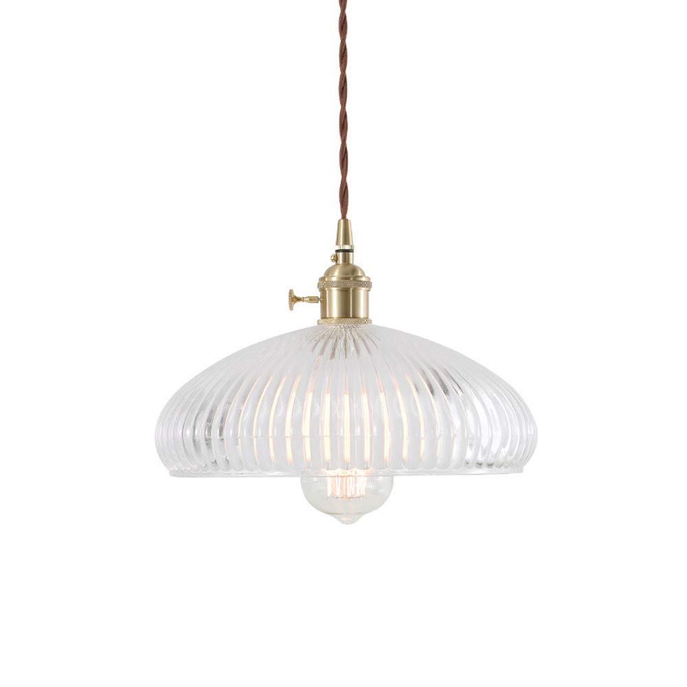 Lustre en cuivre et verre artistique pour villa et intérieur chic
