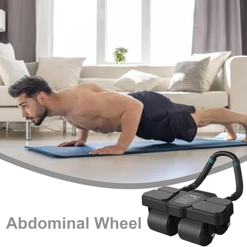 Rodillo abdominal automático AB Roller con soporte de codo para entrenamiento 6
