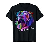 Photo Gallery pop art cane labrador colorato proprietario maglietta Photo Gallery pop art cane labrador colorato proprietario maglietta