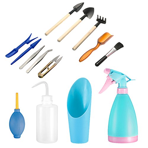 Set de 14 herramientas mini para plantas suculentas