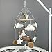 Boho mobile for baby crib Deer nursery decor Neutral baby mobile Baby crib mobile Felt handmade mobile nursery Crib toy New baby gift Baby shower gift Expecting mom gift