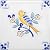 Casablanca Market MT023 Mediterranean Ceramic Robin Decorative Tile