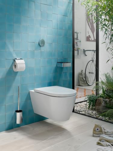 Image of Emco System 2 351500100 Toilet Brush Set Wall Mounted Chrome