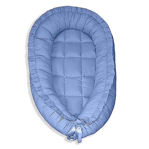 Ninho Redutor de Berço para Bebê - Azul
