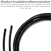 Mupera 25 Feet 5/16 Fuel Line Repair Kit, Upgraded 5/16 Nylon Fuel Line Tubing (8mm), Automotive Universal for Cars and Trucks, Replacement FLK-56 Kit