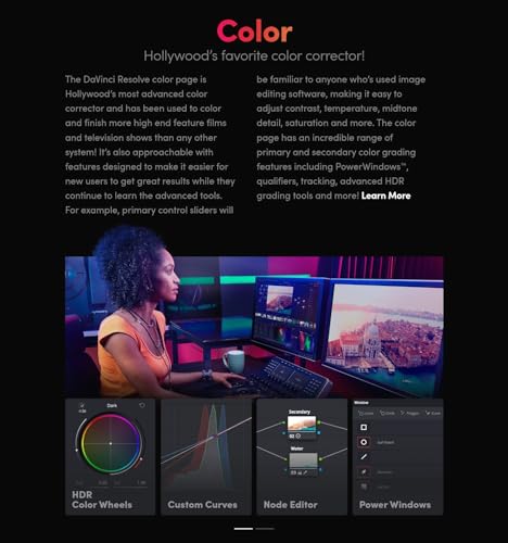 Image of Davinci Resolve Pro Studio 20 2026 Version (100% Genuine) for Mac OR Windows (1PC /MAC) (Remote Installation) (Pre-Activated) Lifetime Validity (Video Editing Editor)