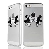 Con sufstm accesorio SufsTM Transparente Disney Apple iPhone Caso Accesorio, Mickey Mouse Kiss, iPhone 7