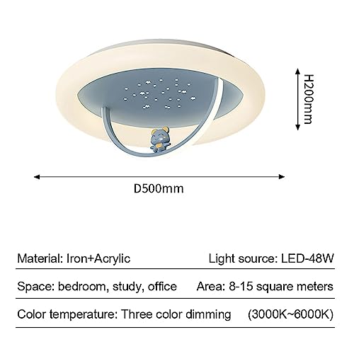 Plafonnier LED 48W design moderne réglable pour salle à manger - 3