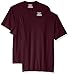 Produktbild Amazon Essentials 2-Pack Slim-Fit Short-Sleeve Crewneck fashion-t-shirts, Burgundy, Large
