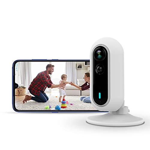 VesperSecurity Indoor Security Camera - 1080P Smart Indoor Camera, Wide Angle Lens, Night Vision & AI Motion Detection, 2-Way Audio, App for iOS and Android, Baby/Pet Monitor