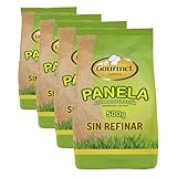 Panela Pulverizada - 500 g - Rica en Vitaminas y Minerales - Azúcar Integral de Caña Sin Refinar - Ayuda a Mejorar tu Rendimiento Físico - Cultivo Sostenible - Gourmet Latino (Paquete de 4)