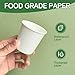 ECOEXTRA 300 Pack 3 oz Bathroom Paper Cups, Small Coffee Cups, Disposable Mini Mouthwash Cups, Suitable for Bathroom, Market, Shops, Party, Picnic, Travel, and Events