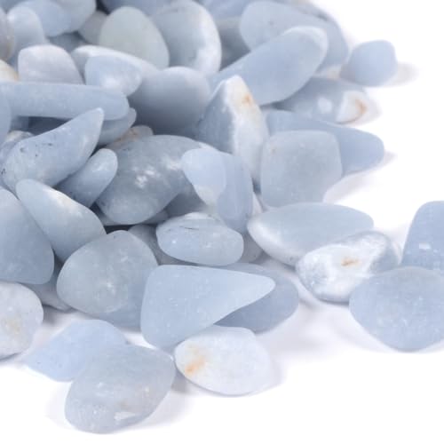 Image of 100 grams Small Tumbled Chips Polished Crushed Stone Crystal Healing Embellishments