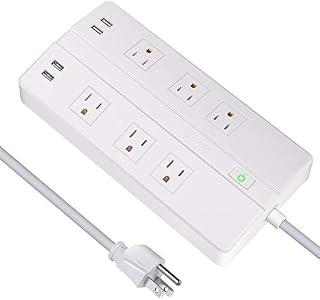 Etekcity 6-Outlet Surge Protector Power Strip with 4 USB Charging Ports, 5610 Joules