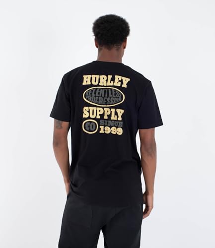 T-Shirt Homme Hurley Encore Manche Courte Vêtement Haut Mode Skatewear