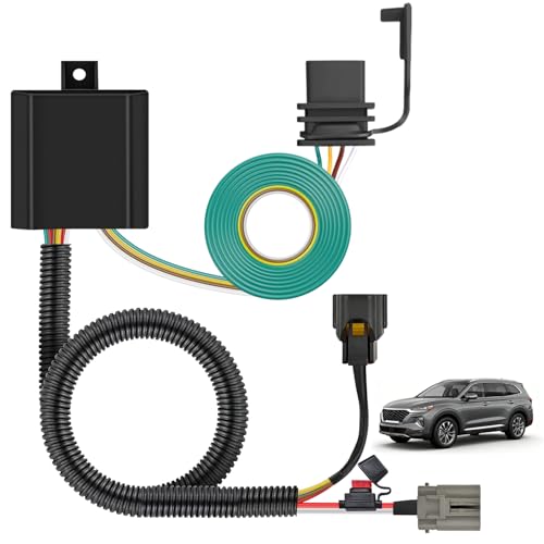 Nilight 4 Pin Trailer Wiring Harness Kit 56332 Vehicle Standard