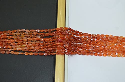 Carnelian Smooth Oval perles de cornaline 15 pouces 6x10mm pour fabrication de bijoux