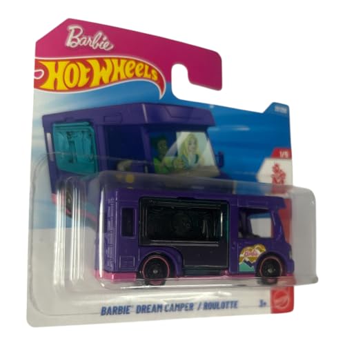Hot Wheels Barbie Dream Camper Morado 1:64 Escala miniatura 3