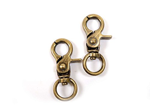 Mosqueton Llavero Bronce Marca Vintageparts FACHHANDEL FÜR SCHMUCKZUBEHÖR