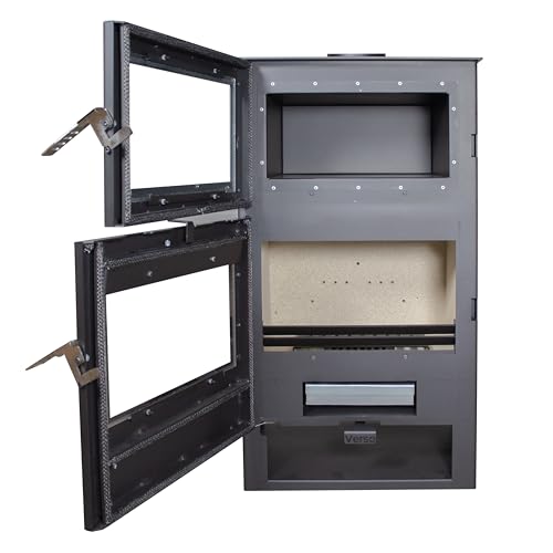 EEK A+ Kaminofen mit Backfach Verso F- 9kW-4