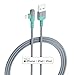 Apple MFi Certified 3Pack 3Color Lightning Cable iPhone Charger Nylon Braided USB Charging Cord for iPhone (3Color-6ft)
