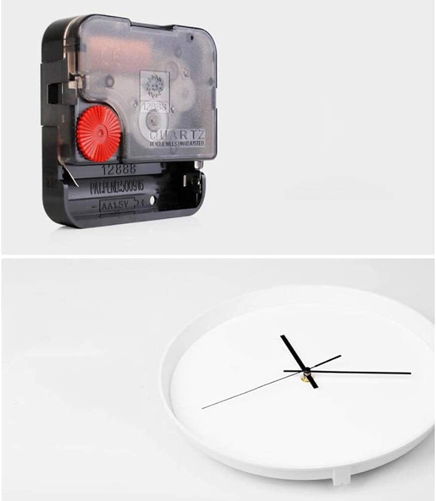 Wall Clock Metal Frame Wall Decoration, Creative Natural Scenery Quartz Mute Clock Precise,a (Color : A)